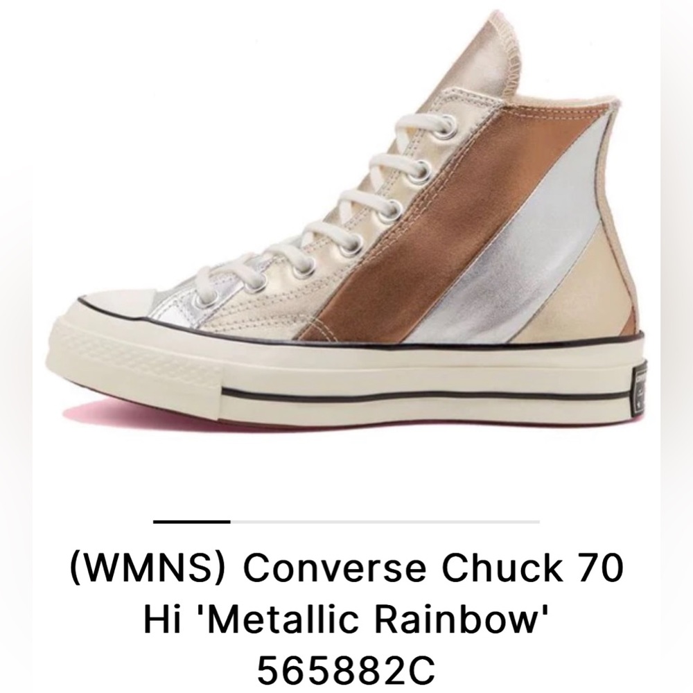 Converse Chuck 70 Rainbow Metallic High Top